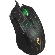Tech X89 Siyah-Labirent Optik 2400 Dpı Gamer Mouse