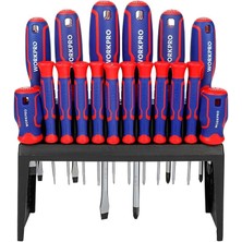 WP200506 18 Parça Duvar Askı Aparatlı Profesyonel Cr-V Manyetik Tornavida Seti