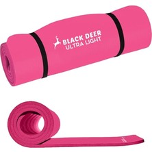 SoyluBuldumStore Black Deer Ultra Light Kaymaz Taban Pilates Yoga Kamp Matı 180X55 cm 10 mm Hafif ve Taşınabilir