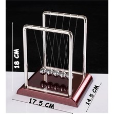 Çarpışan Newton Denge Topları Büyük Boy 18X 17.5 x 14.5 cm