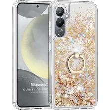 Tecno Pova Neo 2 Için Kılıf Glitter Liquid Holder Gold [pova Neo 2 ile Uyumlu Kılıf - Gold]