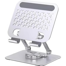 Tablet Standı 360 Derece Dönebilen Katlanabilir Ergonomik Tablet Tutucu