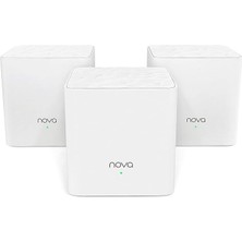 Nova Mw3 Mesh Wifi SISTEMI-325 ㎡'ye Kadar, Wifi Yönlendirici ve Genişletici Değiştirme, Uygulama Kontrolü, Kolay Kurulum, Alexa ile Çalışır, 3'lü Paket