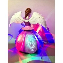 SoyluBuldumStore Angel Girl Pilli Işıklı Dans Eden Bebek Müzikli Renkli Aksesuar +1 Yaş İçin Eğlenceli