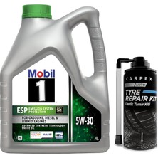 1 Esp 5W30 Motor Yağı 4 L + 00120 Carpex Lastik Tamir Kiti
