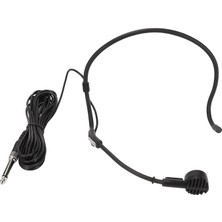 Kulak Kancalı Mikrofon, Taşınabilir Kablolu Kulaklık Mikrofonu 6,35 mm Arabirimli Ergonomik Dinamik Mikrofon, 5m/16,4ft Uzun Kablo, Tv Programı Sunucuları, Yayıncılar, Şarkıcılar Için