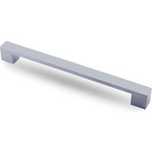 Cemre Çekmece Mutfak Dolap Kapak Kulpu Kulbu 192 mm Metal Kulp Krom