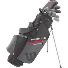 Sporting Goods Right Hand Erkek Komple Golf Seti, Gri/kırmızı, Standart Taşıma
