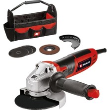 Avuç Taşlama Tc-Ag 125/850 Kit (850 W, 12000 Rpm, Maks Kesme Derinliği 28 Mm, Maks Disk Çapı 125 Mm, 3 Adet Kesme Diski, 1 Adet Lamelli Zımpara Levhası ve 1 Adet Einhell Çanta Dahil) - 4430977