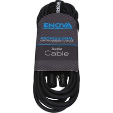 2 M Xlr Dişi - Xlr Erkek Mikrofon Kablosu, 3 Pin Analog ve Aes, Cırt Cırtlı Bant ile