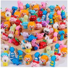 Başlığı Figürlü 30 Adet Kalem Süsü Kızlar Için Değişik Karkatür Hayvan Silikon Kalem Başlığı Sevimli Kalem Başlıkları