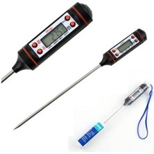 Gıda Termometresi Dijital Sıcaklık Derece Kutulu Et Süt Mama Yemek Isı Ölçer