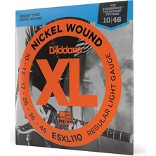 ESXL110 Elektro Gitar Tel Seti, Xl, 10-46, Nıckel Wound, R