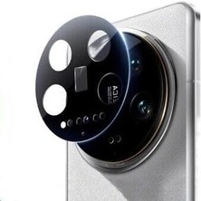 Xiaomi Mi 15 Ultra Ile Uyumlu Temperli Cam Sert Siyah Kamera Koruyucu