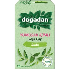 Yeşil Çay Sade Yumuşak Içimli (20'li Poşet)