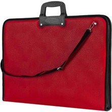 Resim Çantası Fermuarlı Kulplu 37X54 cm 1 Adet Teknik Resim Dosya Çantası 35X50 cm Askılı Proje Çantası Okul Sınıf