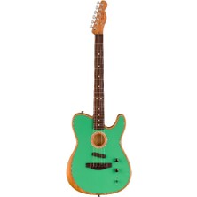 Limited Edition Acoustasonic Player Telecaster Sea Foam Green Elektro Akustik Gitar