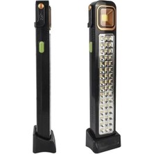 Watt Cob LED + 48 Ledli Solar Şarjlı Işıldak (4172)