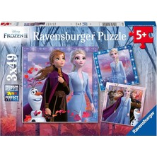 Puzzle 3X49 Parça Disney Frozen 2 Renkli 6+