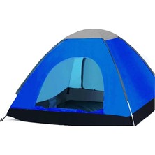 3 Kişilik Manuel Yazlık Konforlu Kamp Çadırı 200X150X110CM Lacivert AL3893