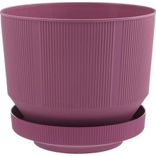 S284 Lüks Saksı Dekoratif Saksı, Vişne, 27CM, 9 Litre