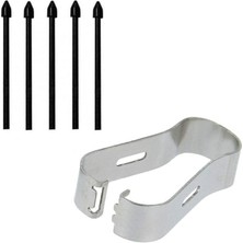 S-Pen Yedek Kalem Uçları, Samsung Galaxy Tab S6, Tab S6 Lite ve Tab S7 ile Uyumlu, Siyah, 5 Adet