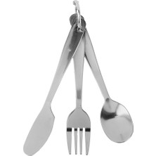 Paslanmaz Kamp Çatal Bıçak Seti