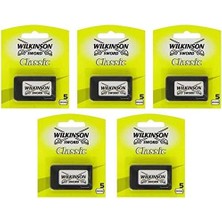 Sword Klasik 5'li Yaprak Tıraş Bıçağı Yedeği 5 Paket 5 Paket (5 x 0.400 G)