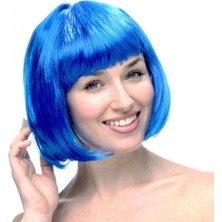 Marsilyan Mavi Küt Peruk Saç