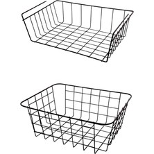 Dolap Içi Düzenleyici 1 Adet Kanguru Raf 1 Adet Çok Amaçlı Sepet