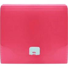 Körüklü Dosya Neon Renkler, Kırmızı