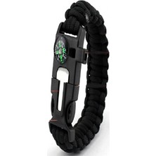 Düdüklü Çok Amaçlı Acil Durum Kamp Bilekliği 6 In 1