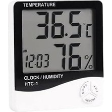 Dijital Termometre Alarmlı Nem ve Sıcaklık Ölçer