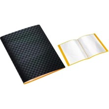 Umıx Black Sunum Dosyası 20'li Sarı-Siyah Plastik Kapak