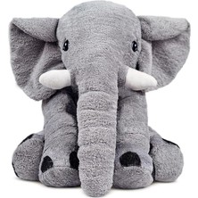 Fil,uyku Arkadaşı,renkli,doldurulabilir Oyuncak (Gri No:2)