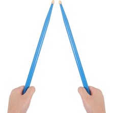 Baget Mavi - Davul - Bateri Bageti Drumsticks 5A Pürüzsüz Yüzey