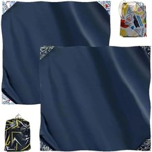 Piknik Örtüsü Lacivert, Çantalı