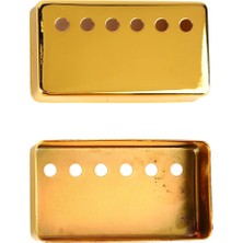 2 Adet Altın 6 Delik Gitar Manyetik Kapak Gitar Humbucker Manyetikler Cilalı Tek Çift Bobin Elektro Gitar Manyetik Kapak