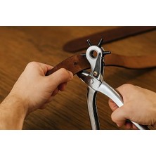 Delme Aleti Kemer Delme Pensi 6 Ayrı Ayarlı Pens Deri Delici El Aletleri