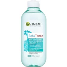 Skin Naturals Saf & Temiz Micellar Kusursuz Makyaj Temizleme Suyu (400 Ml)