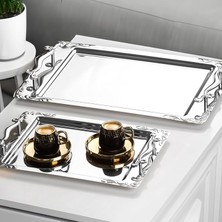 Lalezar Sade 2’li Çelik Tepsi Seti