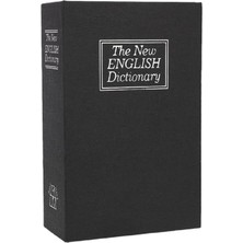 24CM Xl Büyük Boy Kitap Şeklinde Gizli Kasa Şifreli Kilitli Sözlük Para Mücevher Kasası