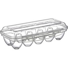 10 Bölmeli Kilitli Kapaklı Yumurtalık Saklama Kutusu YU110