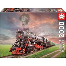 2000 Parça Buharlı Lokomotif Yetişkin Puzzle