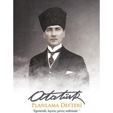 13,5X19,5CM Atatürk Planlama Defteri 128 Sayfa