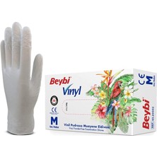 Vınyl (Vinil) Eldiven (Temizlik, Gıda, Kuaför, Bahçe, Iş Eldiveni) (Large (Büyük))