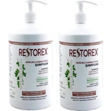 2 Adet Şampuan Kuru ve Yıpranmış Saçlar 1000 ml Sağlıklı Uzama Etkili