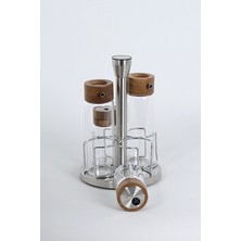 Arow Delmar Salata Sosu Servisseti / Yağdanlık / Baharatlık