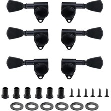 Cb-50 Akustik Gitar Için Kaliteli Profesyonel Burgu Takımı Black 1 Set