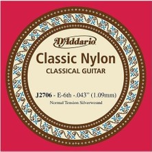 J2706 Klasik Gitar Tek Teli, Classic Nylon, Normal Tension